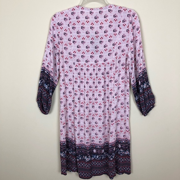NWOT - Daydream Believing Pink Navy Boho - Picture 3 of 4